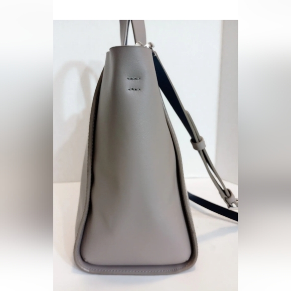 SOLD Kate Spade Magnolia Street Mina taupe leather crossbody satchel purse - Picture 6 of 14